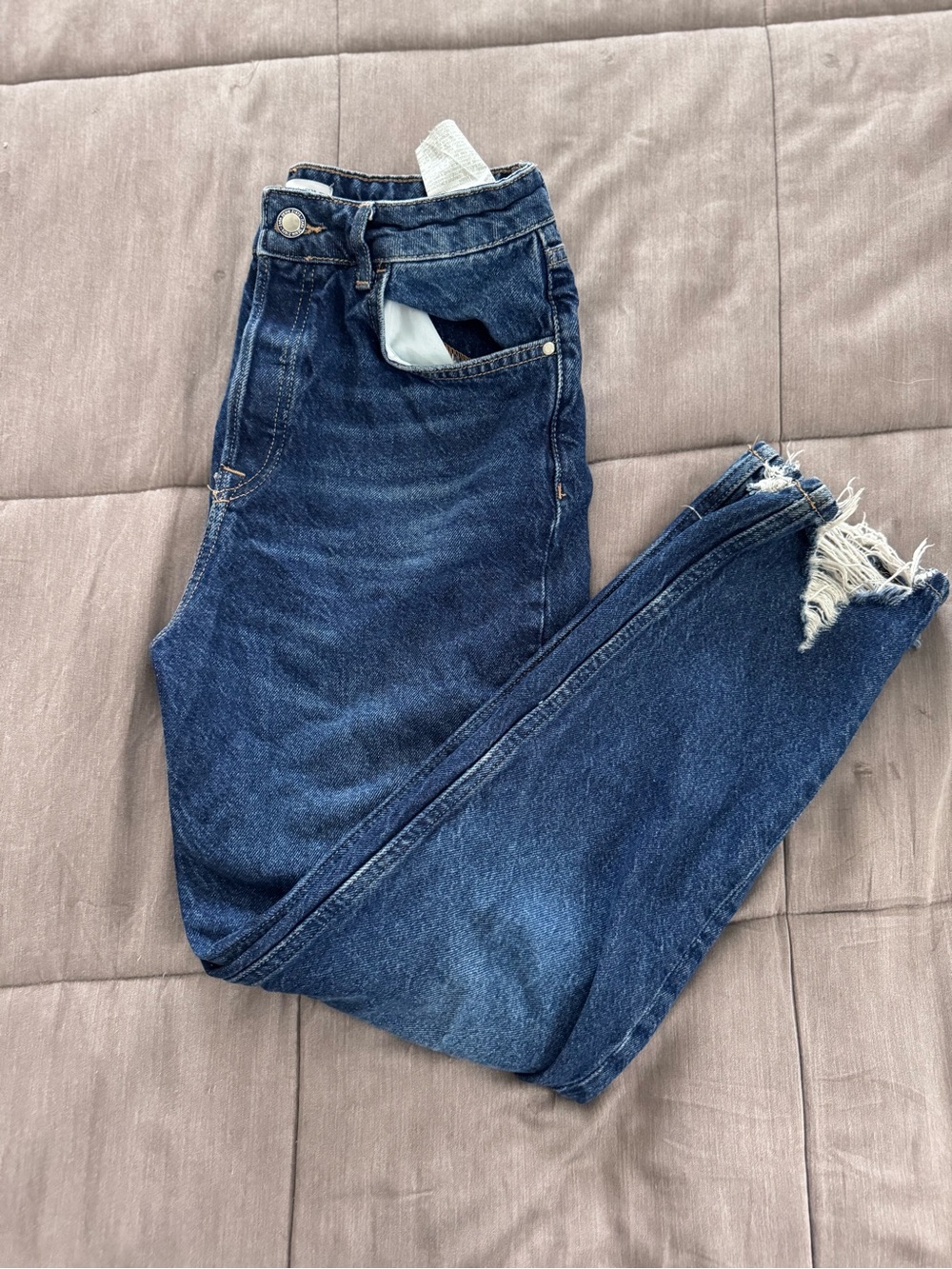 Zara Mom Ankle Rigid Jeans size 6